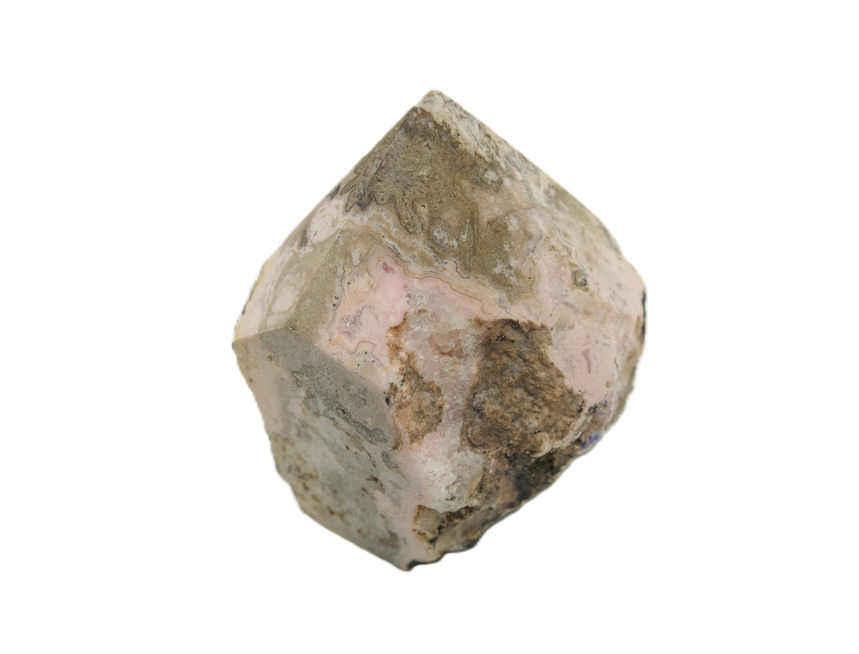 Rhodochrosite Polished Point with Flat Base