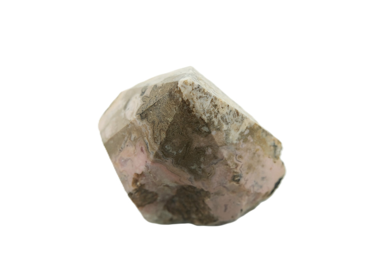 Rhodochrosite Polished Point with Flat Base