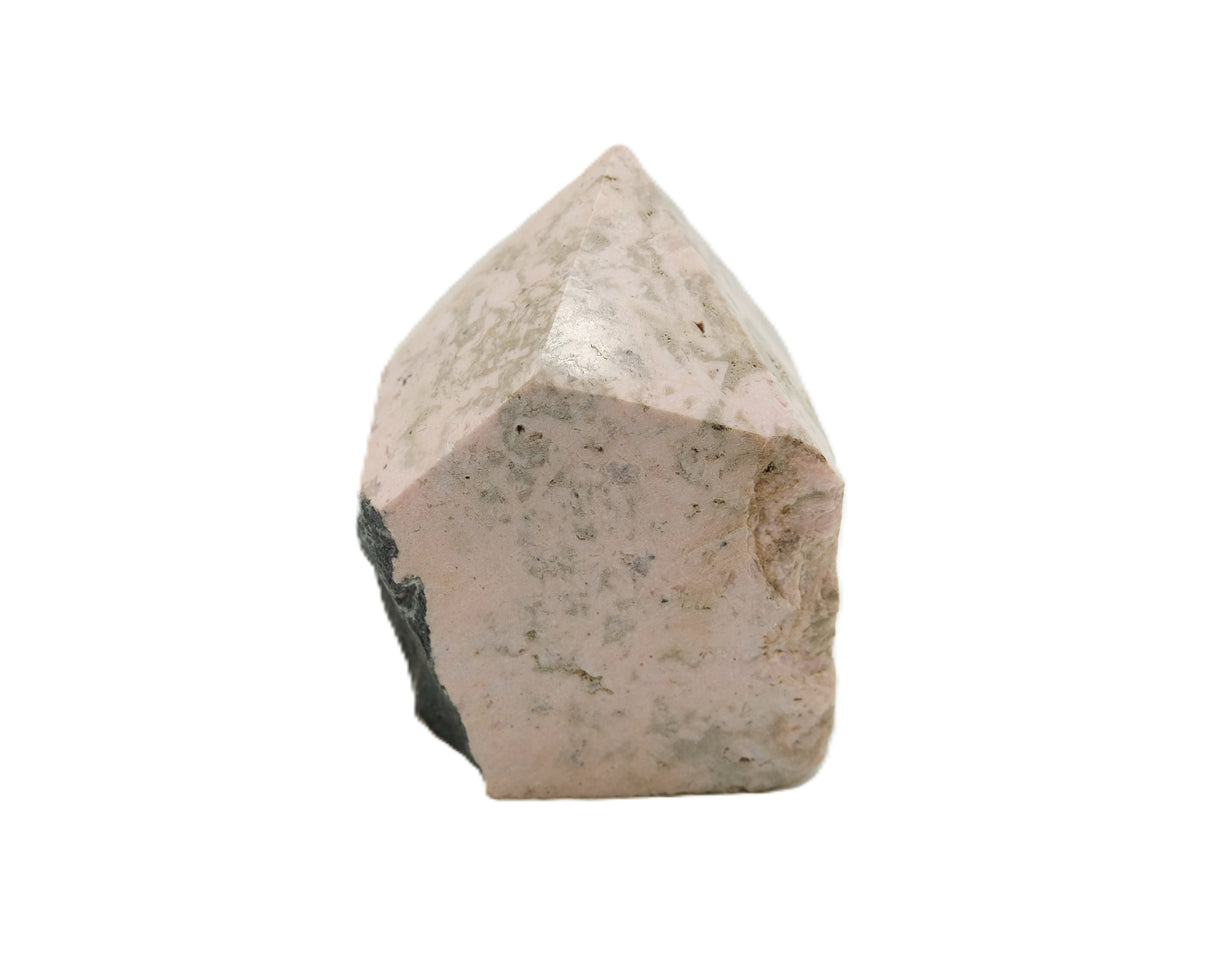 Rhodochrosite Polished Point with Flat Base