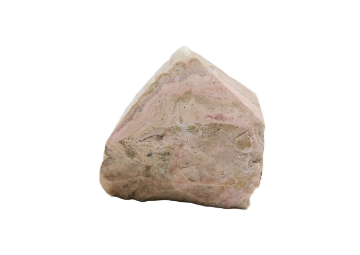 Rhodochrosite Polished Point with Flat Base