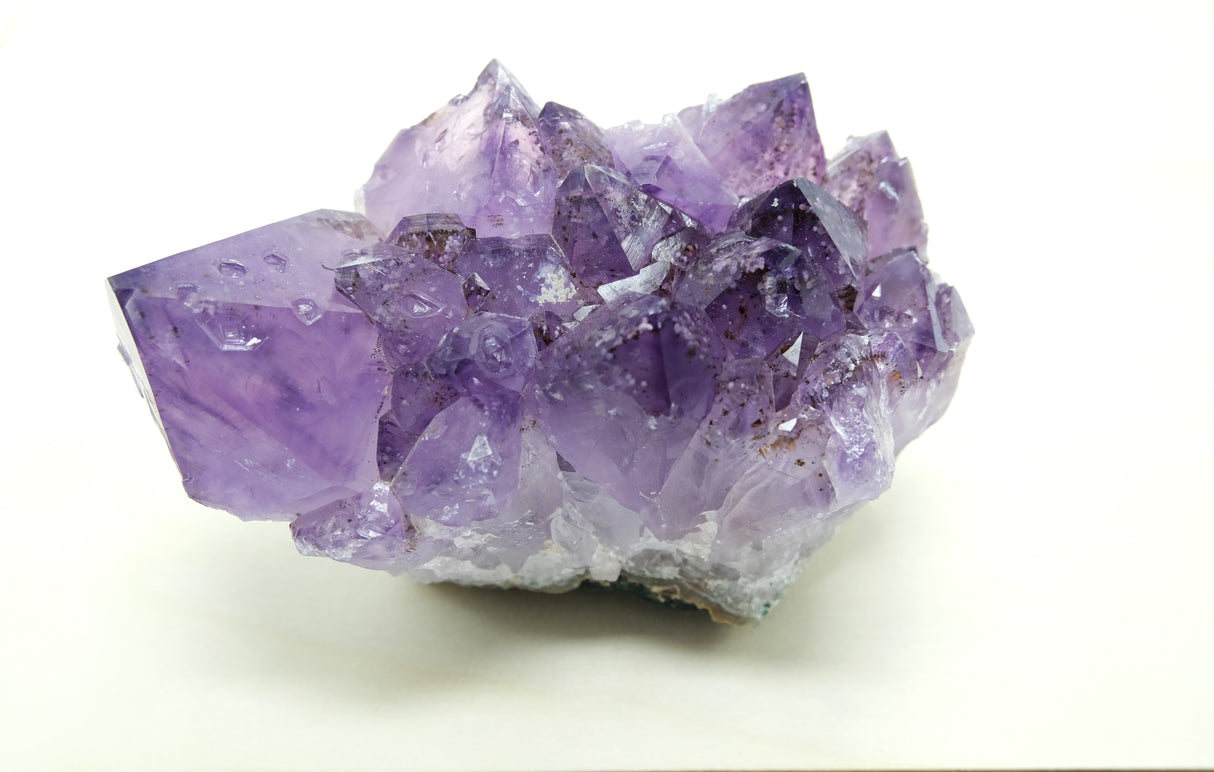 Amethyst Crystal Cluster 103 | Standing Flat Base | 20.3 Ounces | Reiki Charged