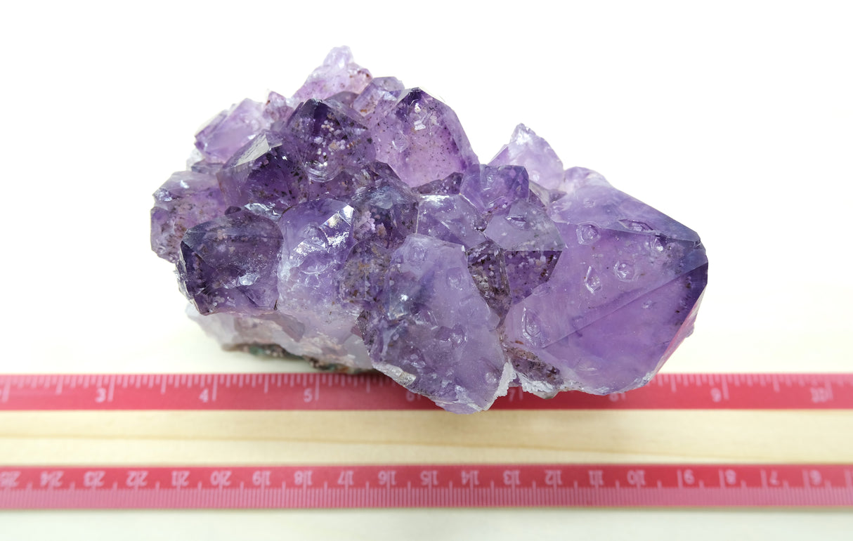 Amethyst Crystal Cluster 103 | Standing Flat Base | 20.3 Ounces | Reiki Charged