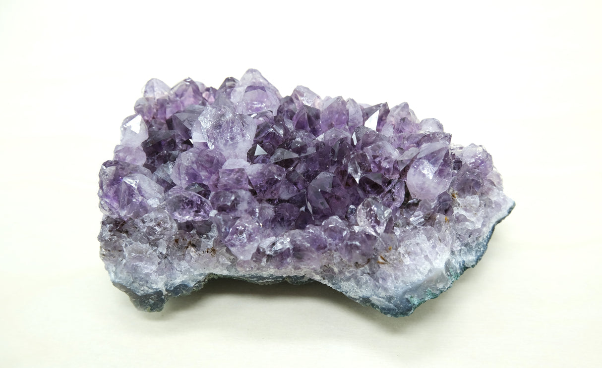 Amethyst Crystal Cluster 104 | Standing Flat Base | 13 Ounces | Reiki Charged