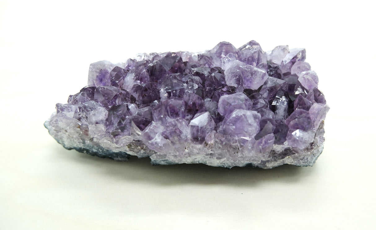 Amethyst Crystal Cluster 104 | Standing Flat Base | 13 Ounces | Reiki Charged