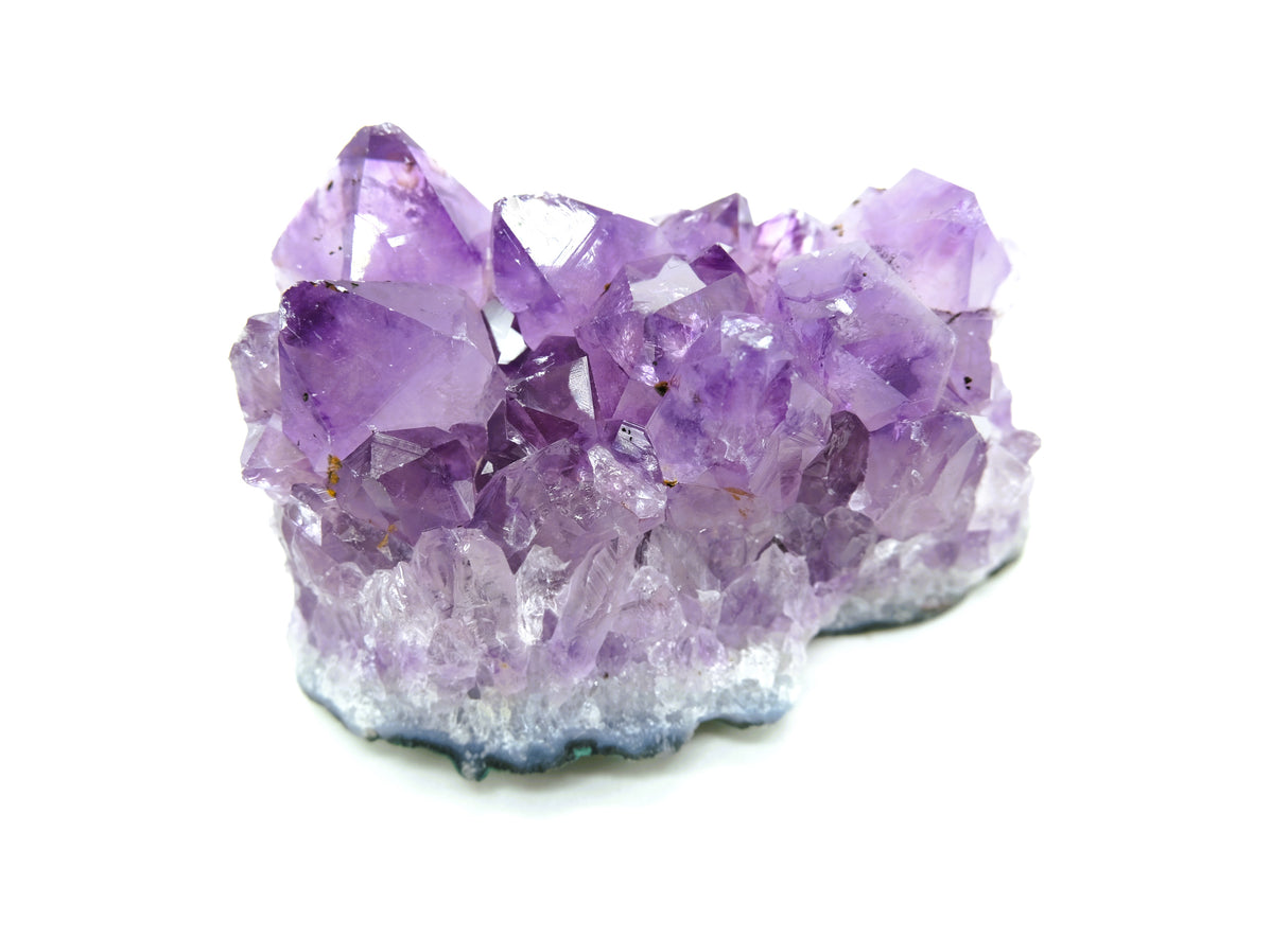 Amethyst Natural Crystal Cluster 105 | Standing Flat Base | 12.5 Ounces | Reiki Charged