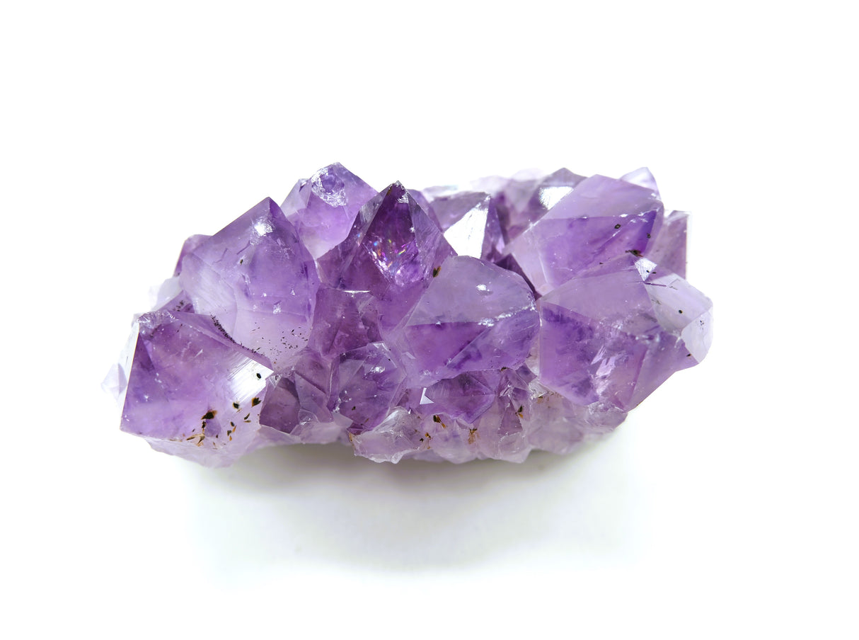 Amethyst Natural Crystal Cluster 105 | Standing Flat Base | 12.5 Ounces | Reiki Charged