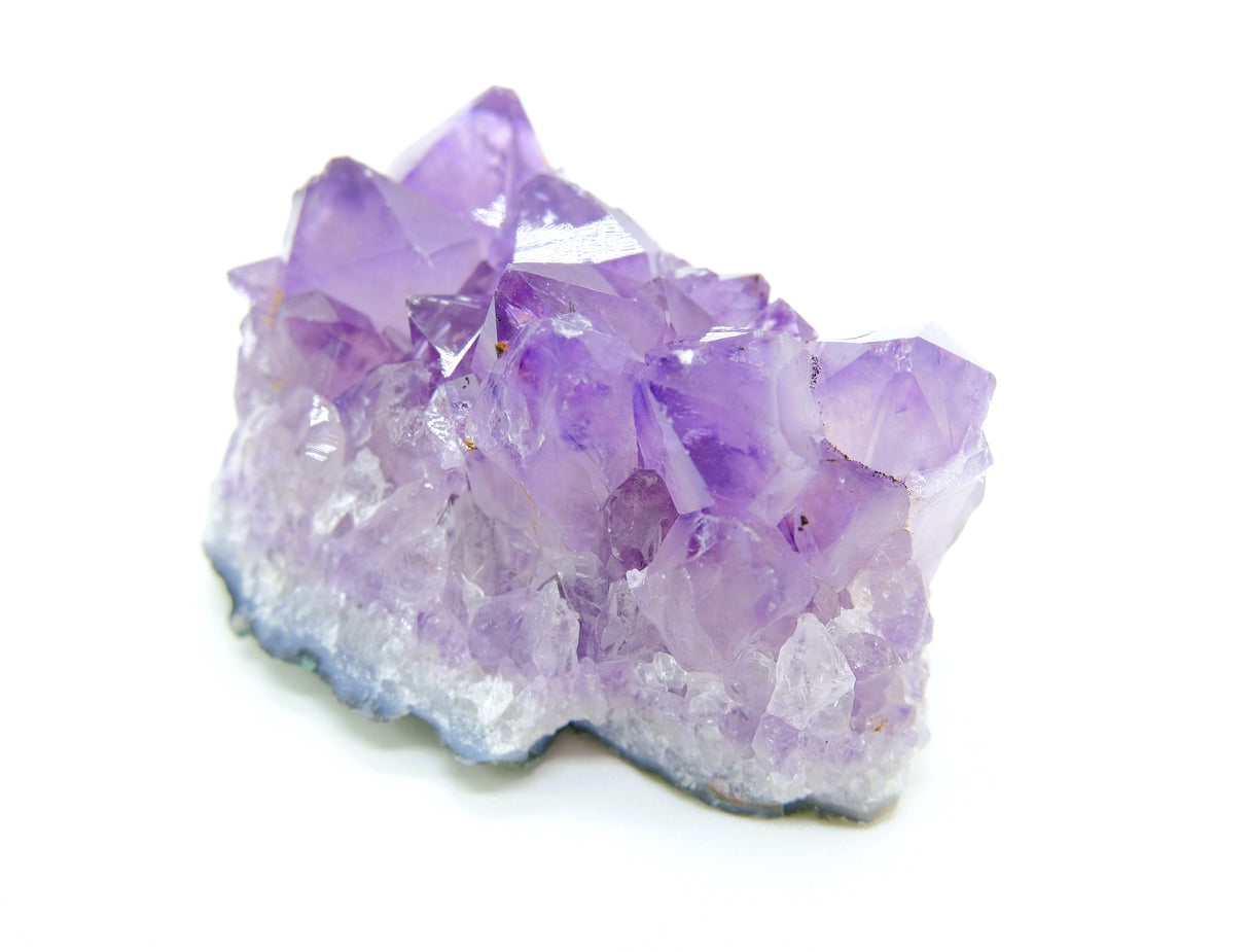 Amethyst Natural Crystal Cluster 105 | Standing Flat Base | 12.5 Ounces | Reiki Charged