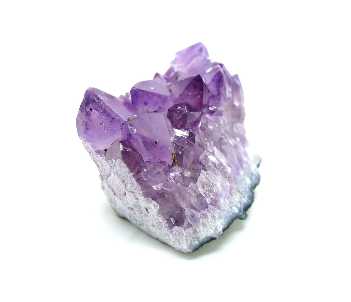 Amethyst Natural Crystal Cluster 105 | Standing Flat Base | 12.5 Ounces | Reiki Charged