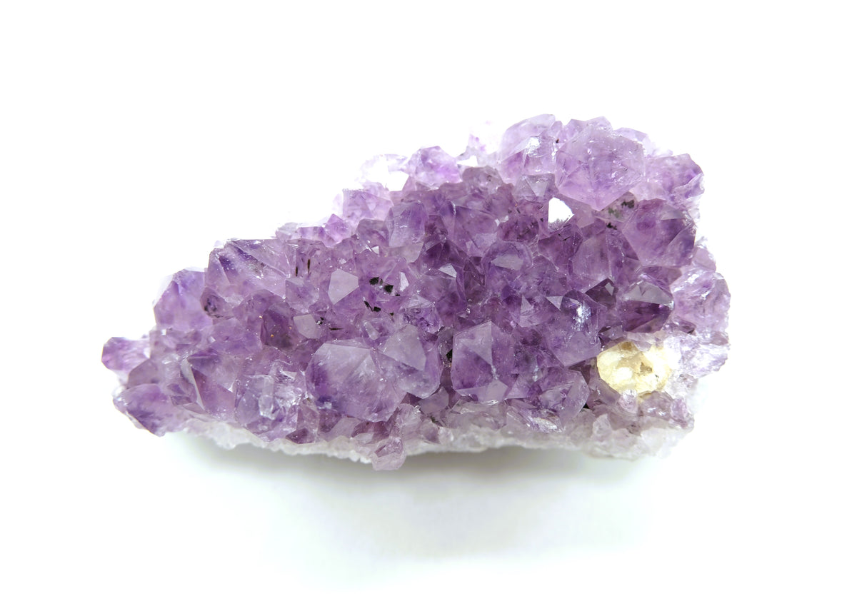 Amethyst Natural Crystal Cluster 106 | Standing Flat Base | 14 Ounces | Reiki Charged