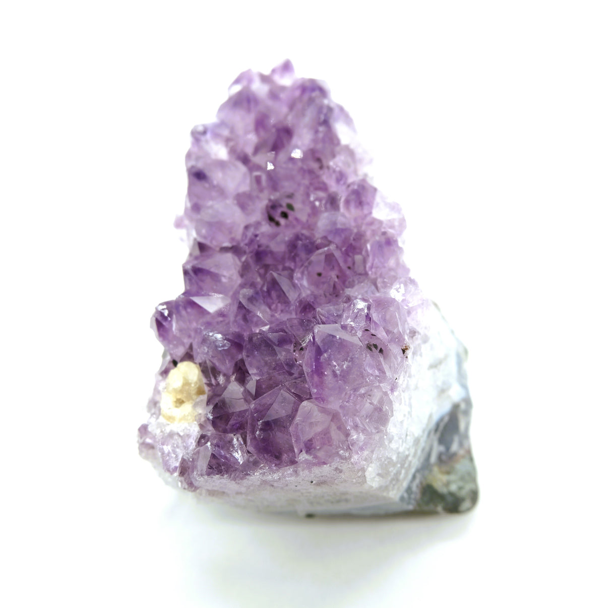 Amethyst Natural Crystal Cluster 106 | Standing Flat Base | 14 Ounces | Reiki Charged