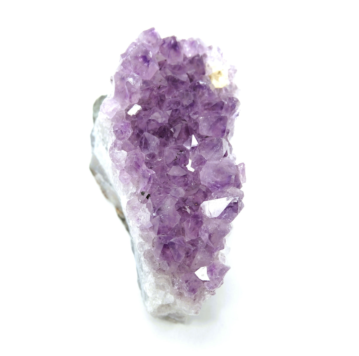 Amethyst Natural Crystal Cluster 106 | Standing Flat Base | 14 Ounces | Reiki Charged