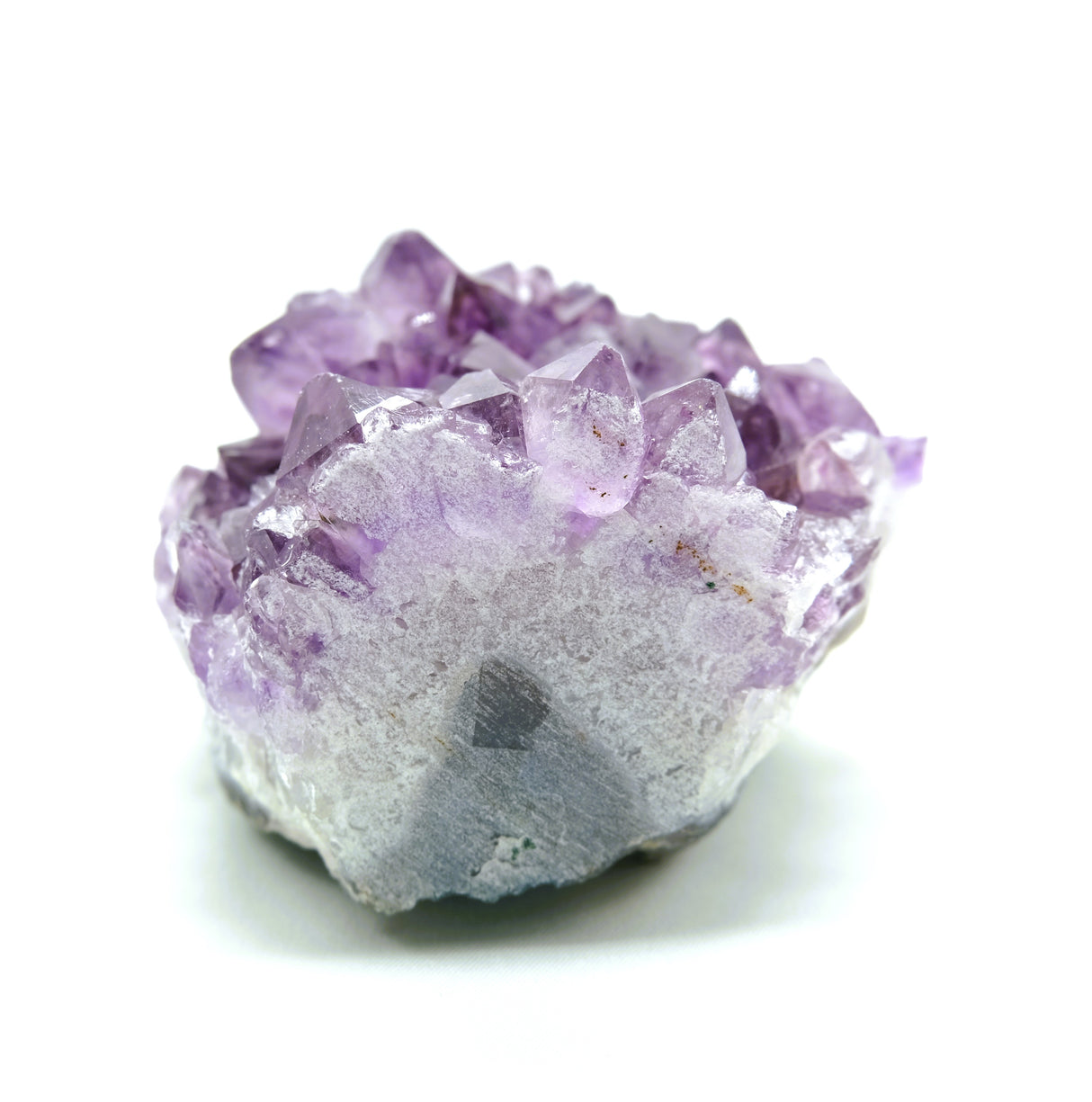 Amethyst Natural Crystal Cluster 107 | Standing Flat Base | 18 Ounces | Reiki Charged