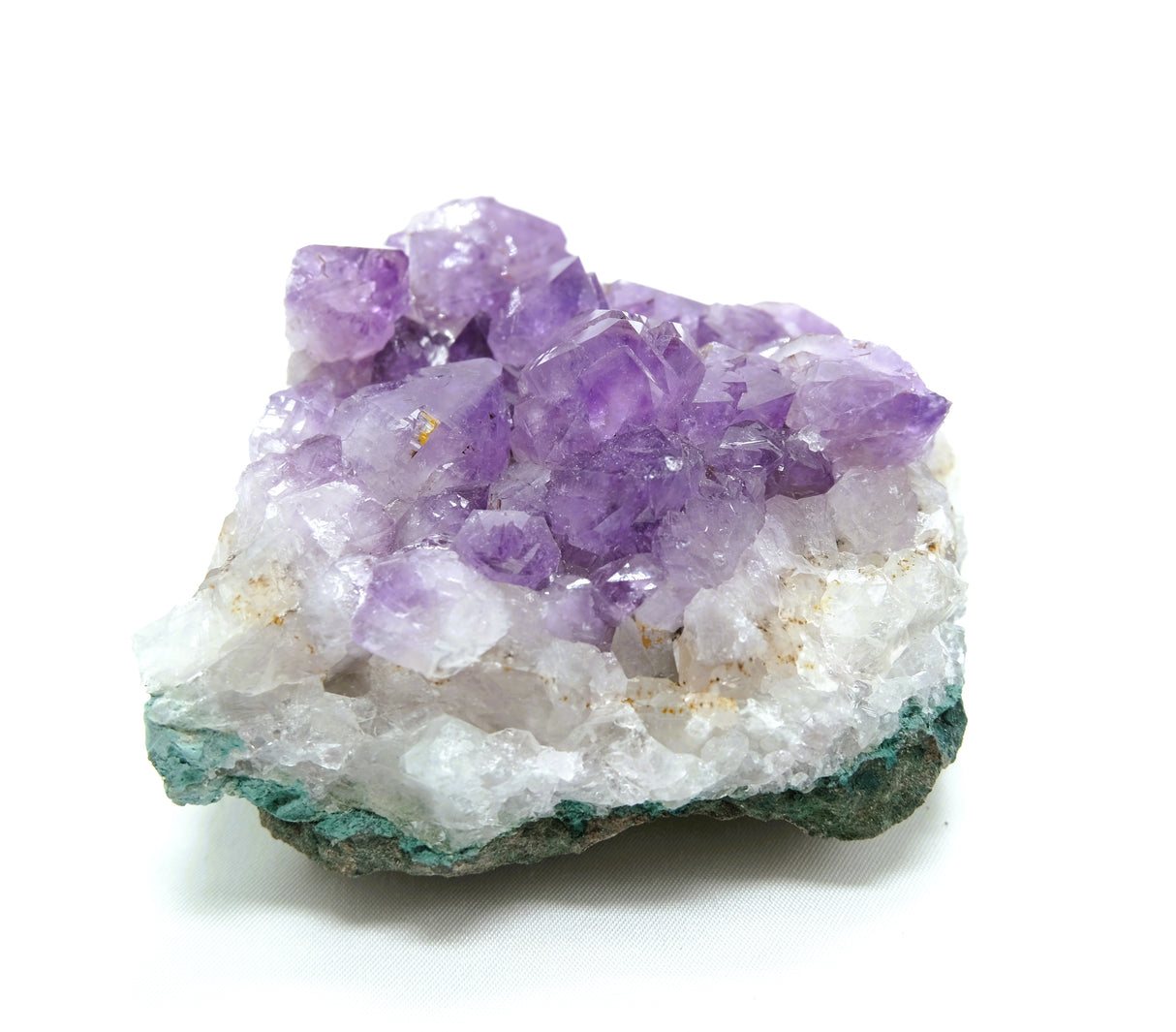 Amethyst Natural Crystal Cluster 108 | Standing Flat Base | 16 Ounces | Reiki Charged