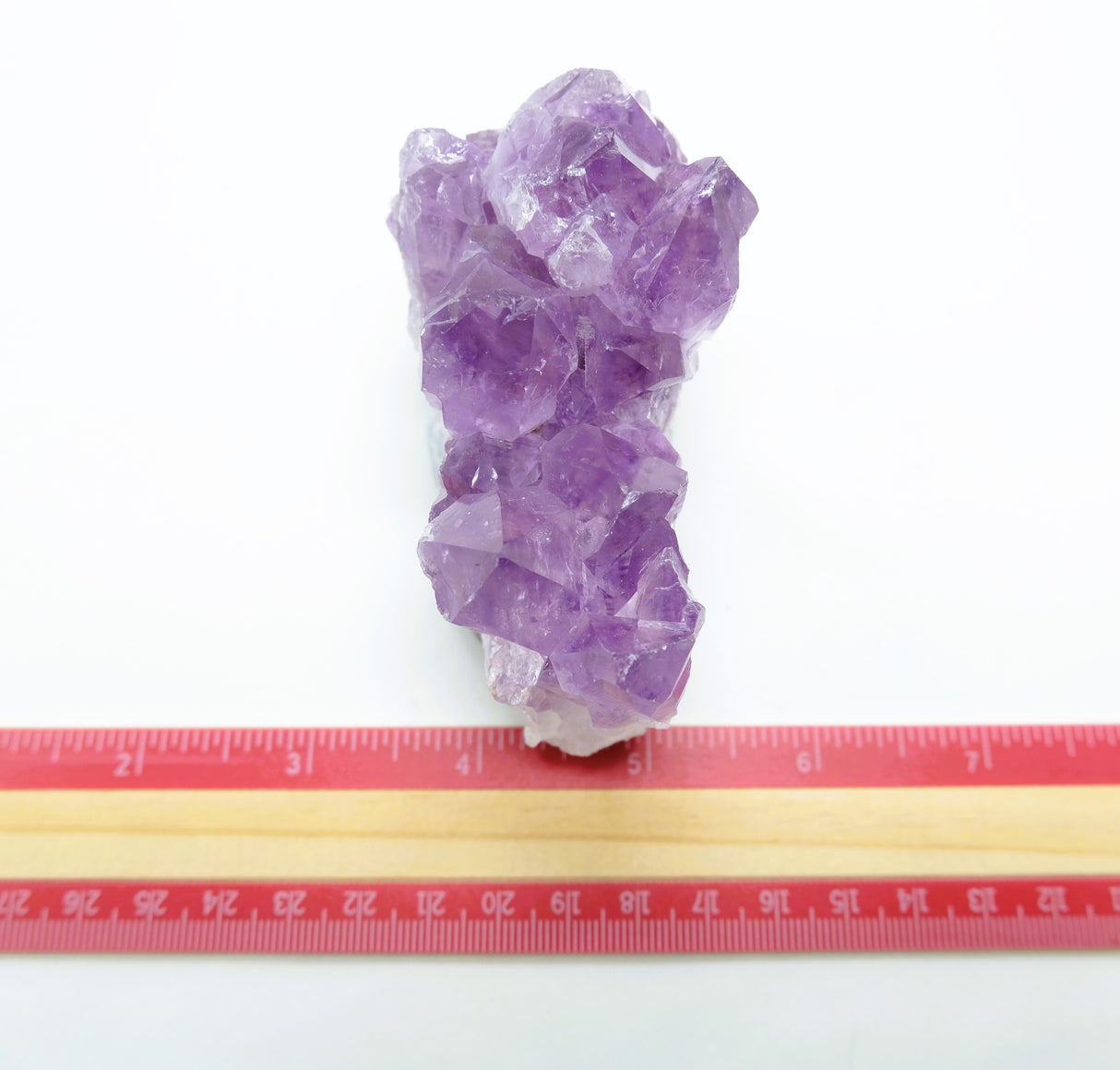 Amethyst Natural Crystal Cluster 110 | Standing Flat Base | 11.6 Ounces | Reiki Charged