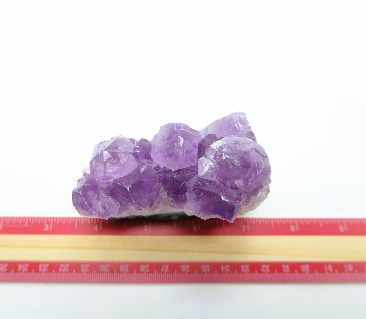 Amethyst Natural Crystal Cluster 110 | Standing Flat Base | 11.6 Ounces | Reiki Charged