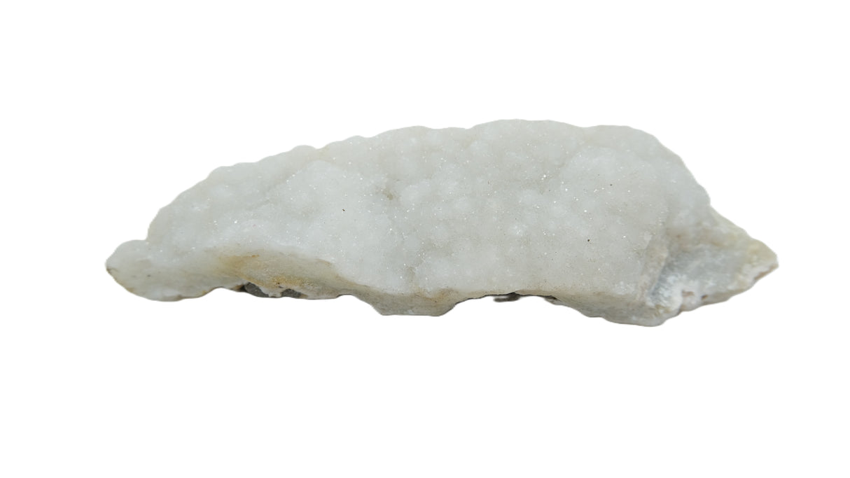 Raw White Agate Druzy Crystal Geode Clusters | Many Sizes