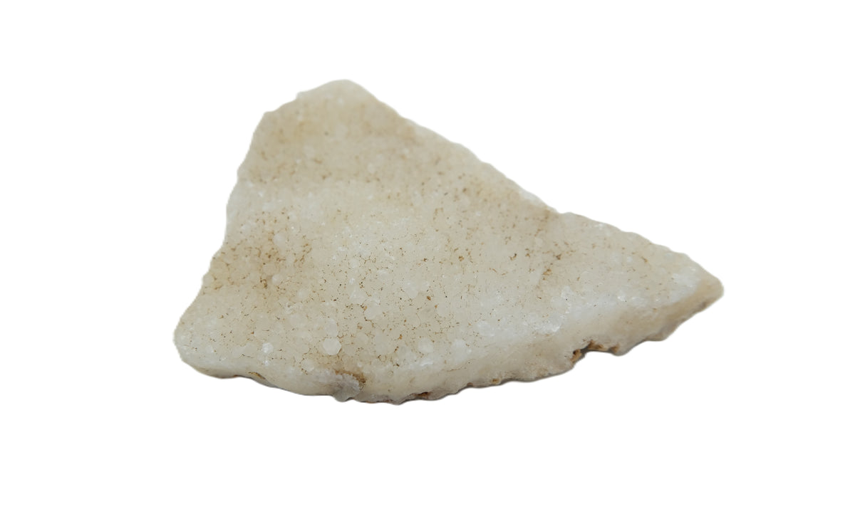 Raw White Agate Druzy Crystal Geode Clusters | Many Sizes