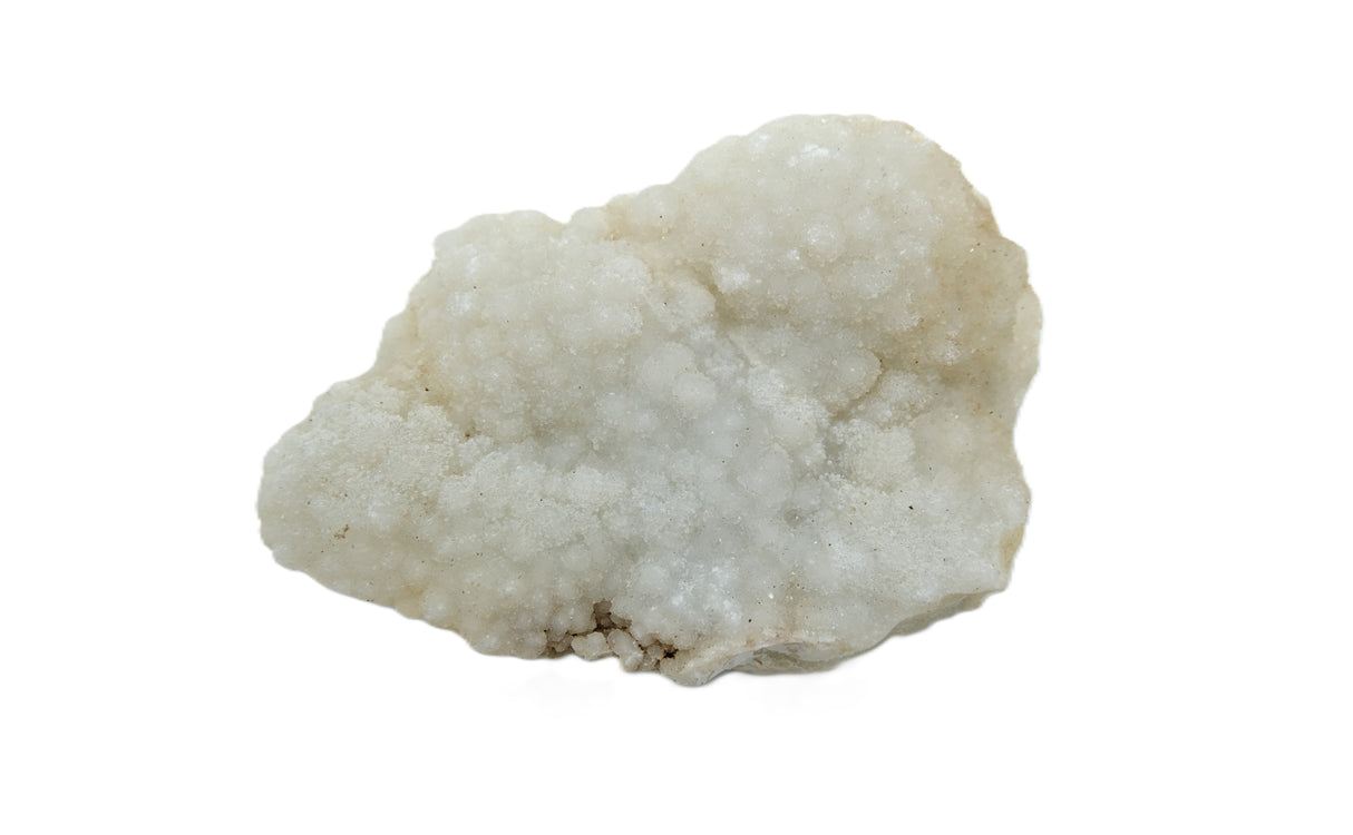 Raw White Agate Druzy Crystal Geode Clusters | Many Sizes
