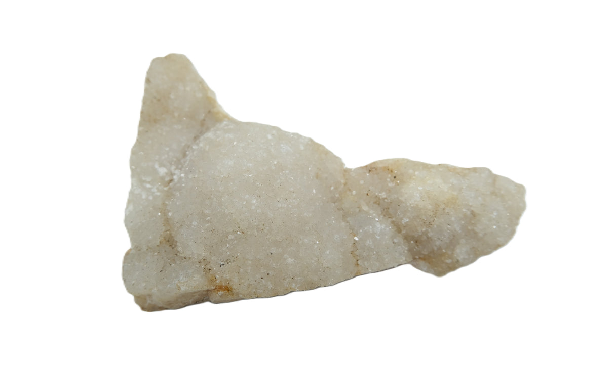 Raw White Agate Druzy Crystal Geode Clusters | Many Sizes