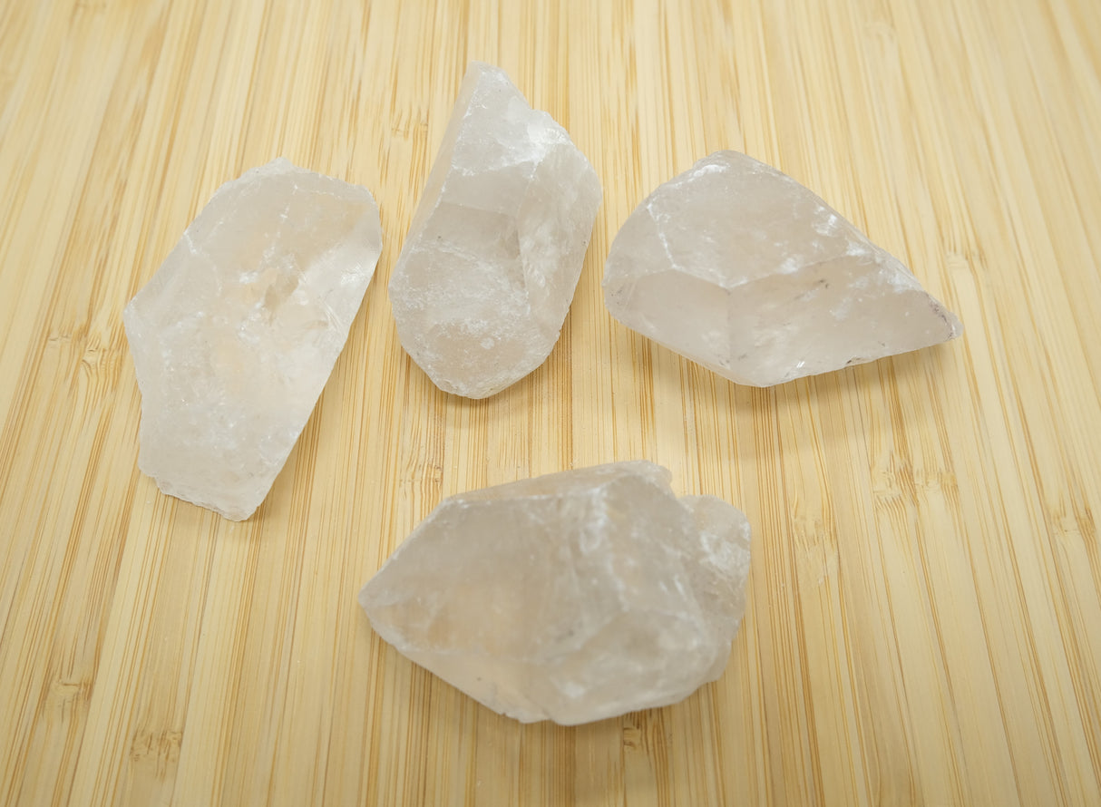 Natural Clear Quartz Crystal Points | Reiki Charged | Ethically Sourced | Raw Clear Quartz