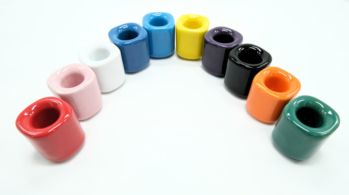 Ceramic Chime Candle Holder - Assorted Colors