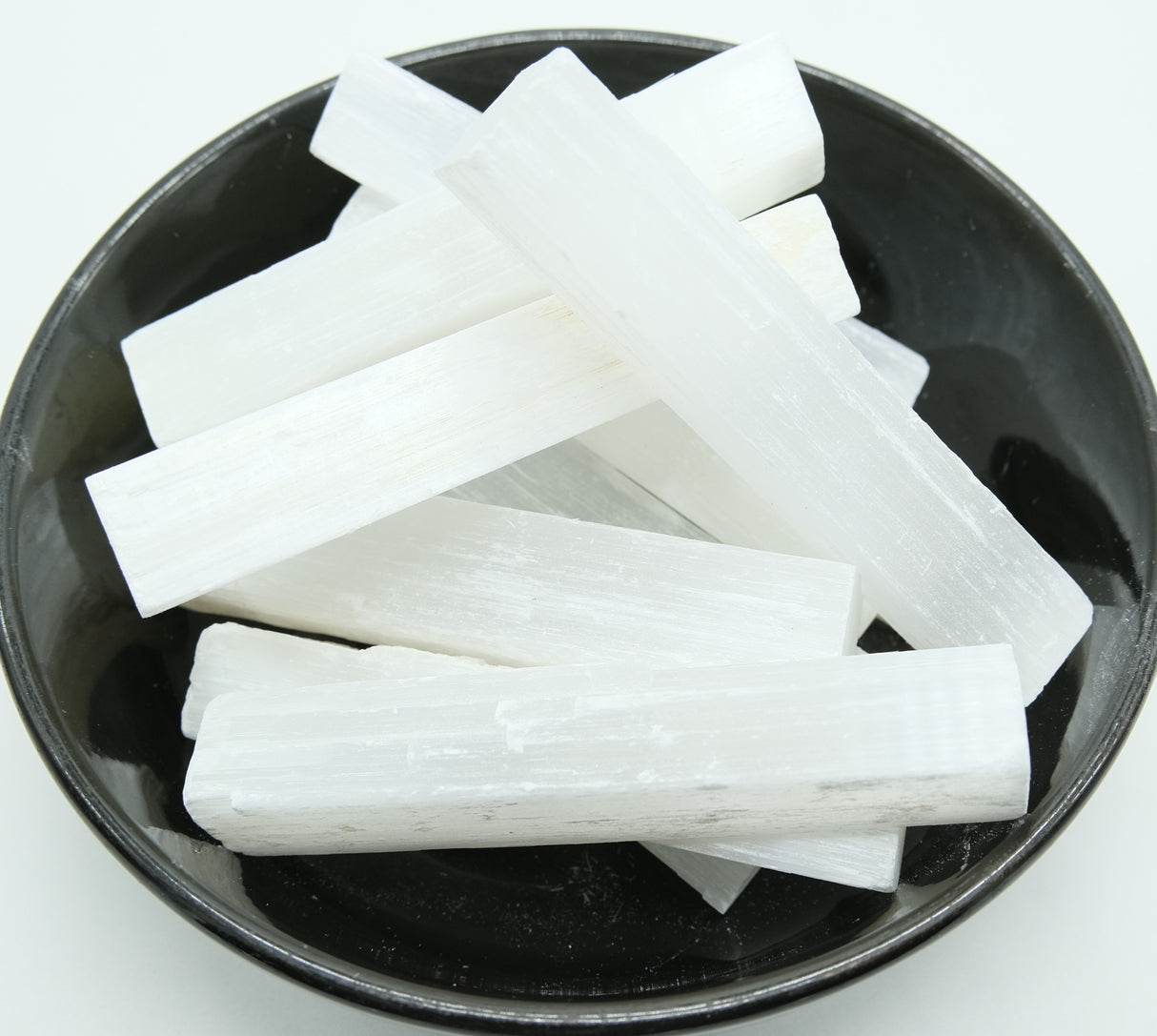 Natural Raw Selenite Wand | 4 Inches | Reiki Charged | Ethically Sourced