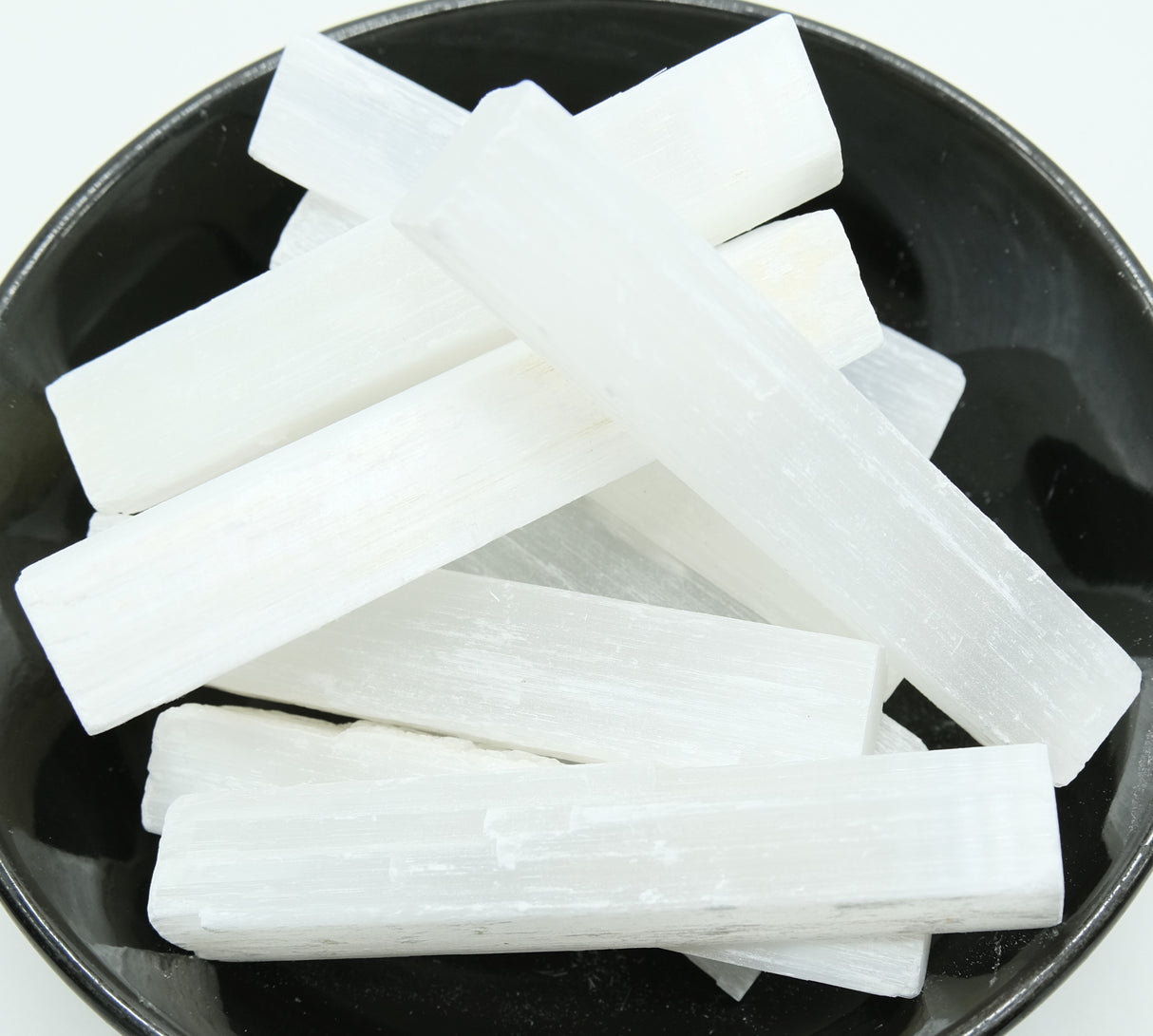 Natural Raw Selenite Wand | 4 Inches | Reiki Charged | Ethically Sourced