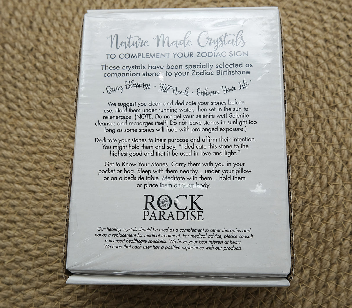 Zodiac Crystal Gift Set | Box of 6 Gemstones That Correspond With Your Zodiac Sign