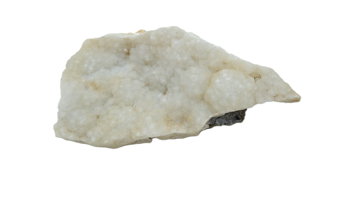 Raw White Agate Druzy Crystal Geode Clusters | Many Sizes