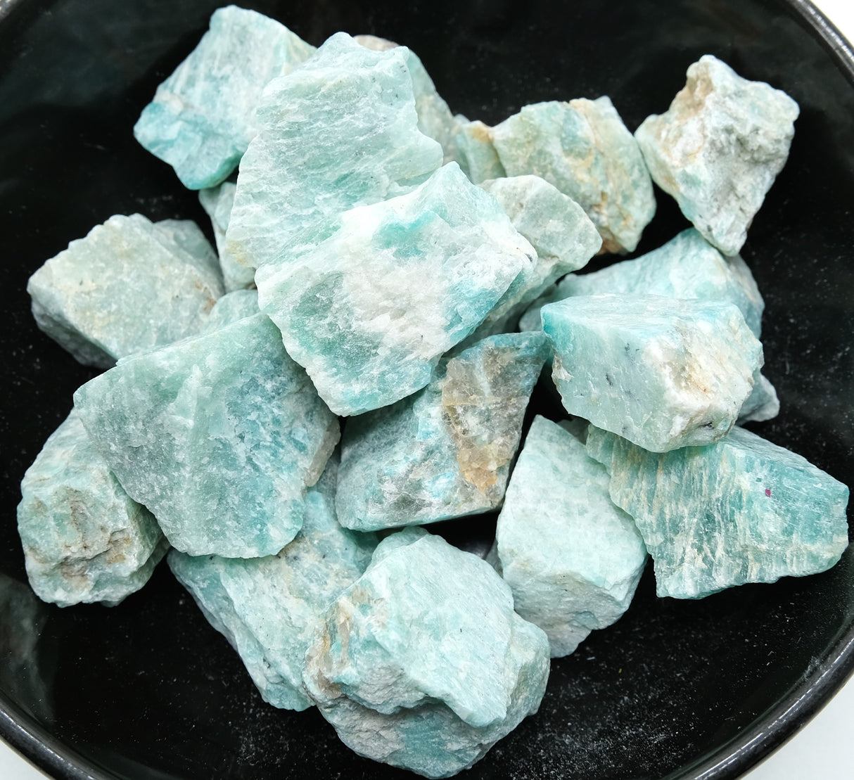 Natural Amazonite Raw Crystals Rough Chunks | 2 Pieces | 50g | Ethically Sourced
