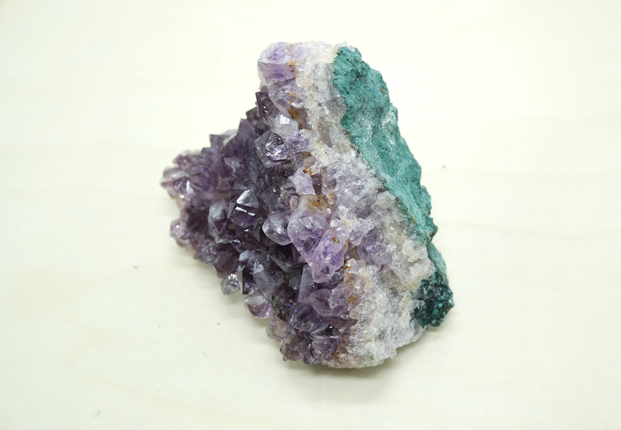 Amethyst Crystal Cluster 101 | Standing Flat Base | 15 Ounces | Reiki Charged