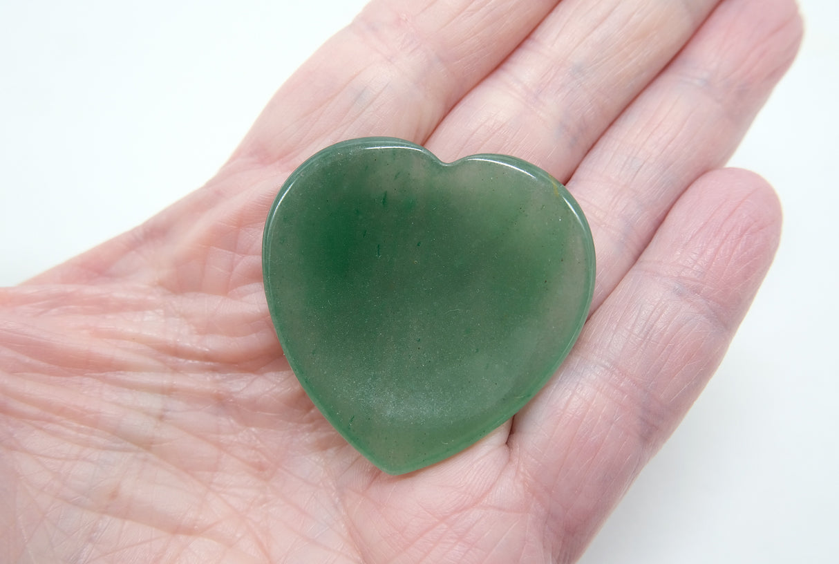 Various Heart Shaped Worry Stones