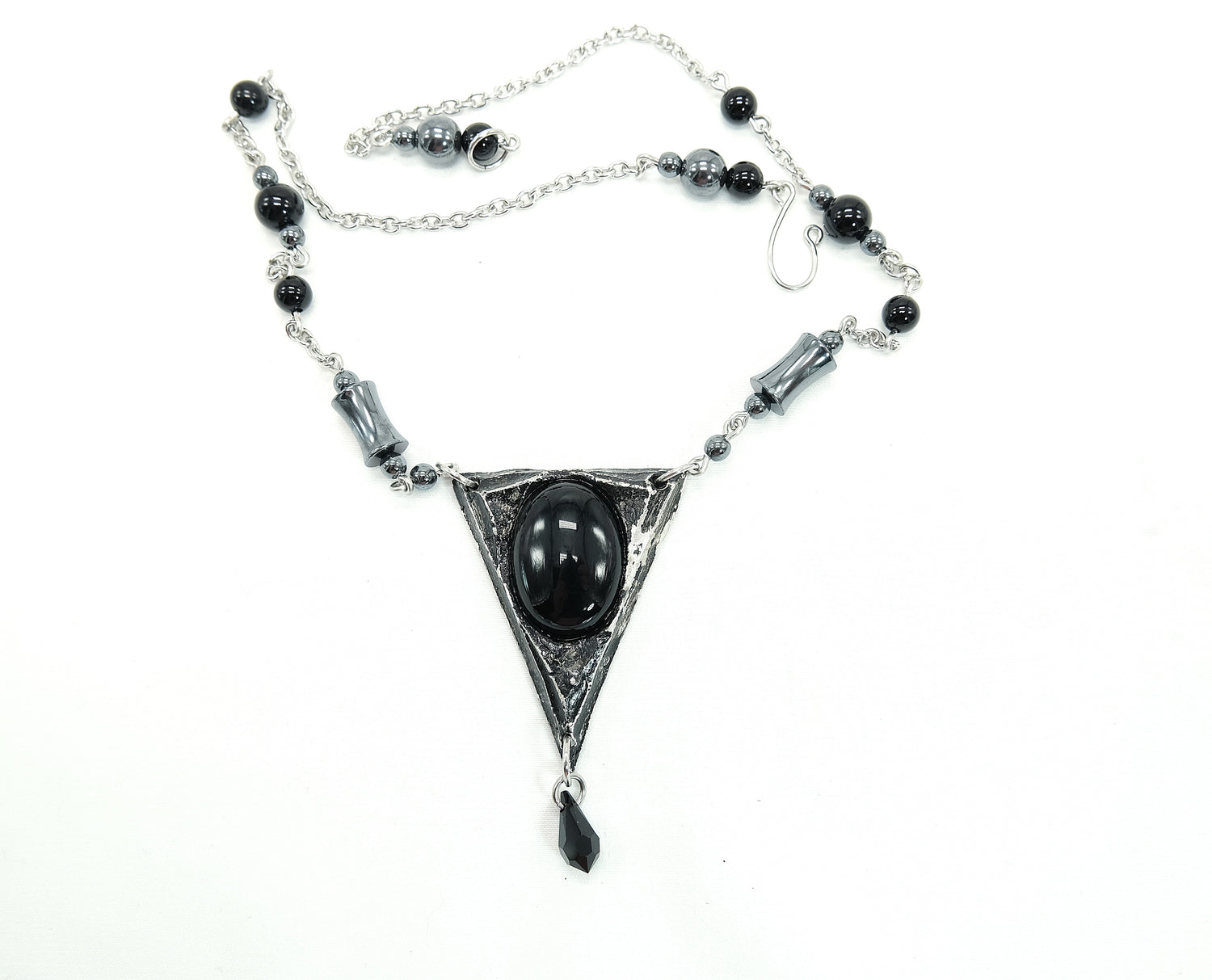 Black Onyx Triad Necklace