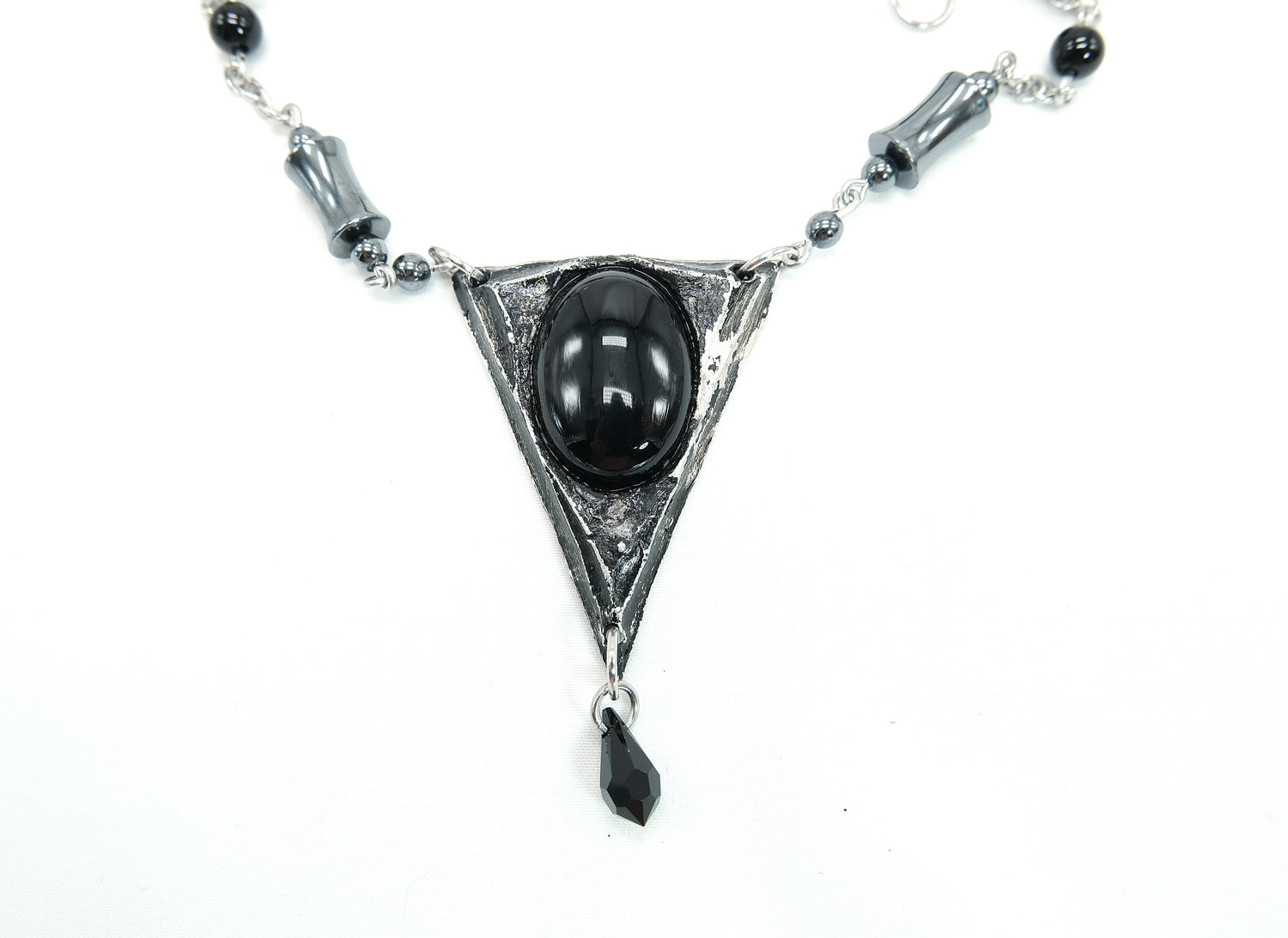 Black Onyx Triad Necklace