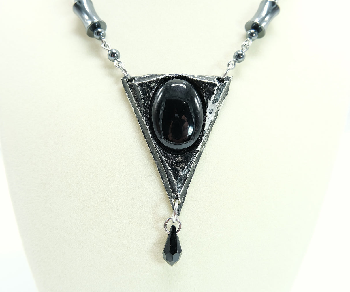 Black Onyx Triad Necklace