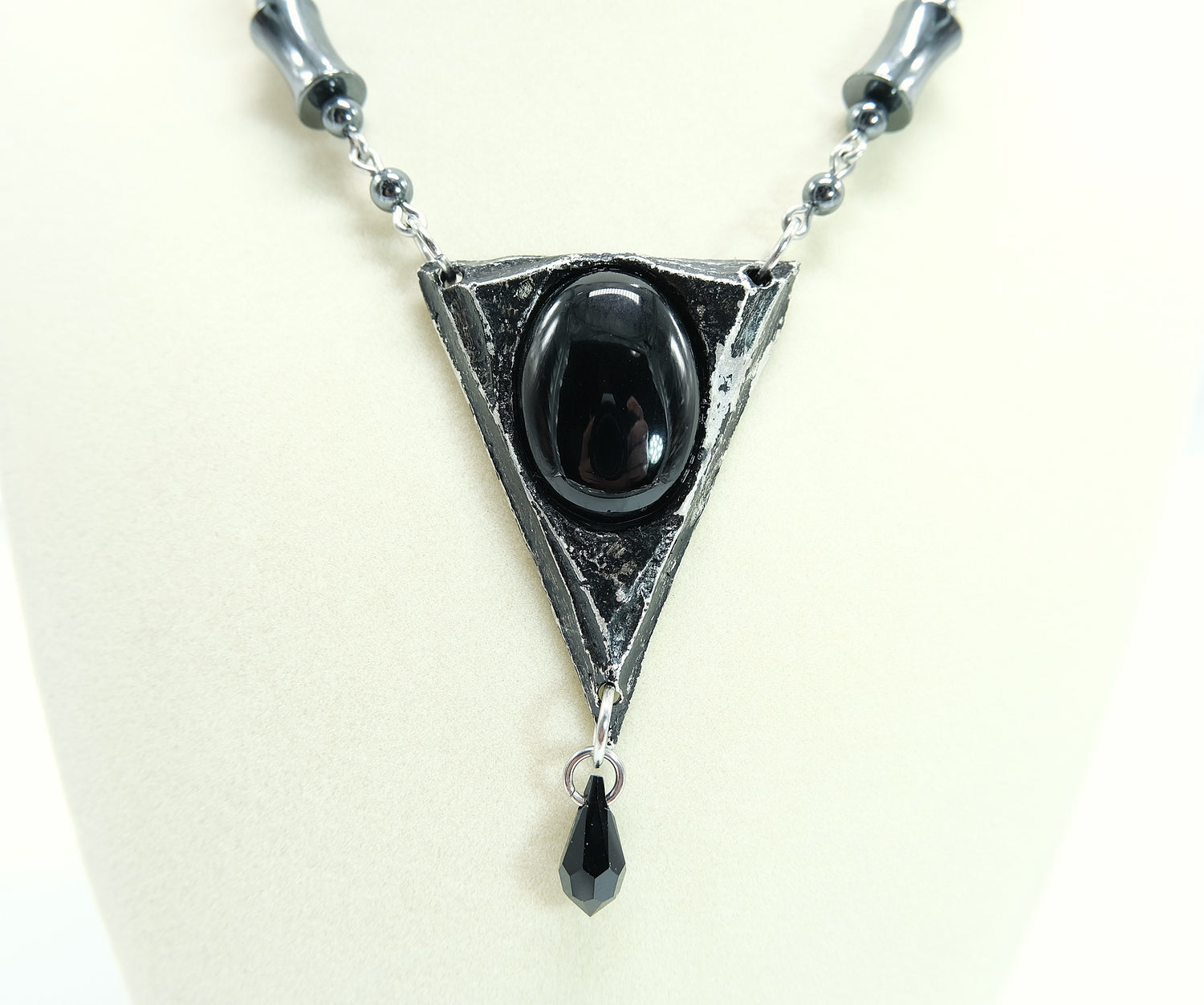 Black Onyx Triad Necklace