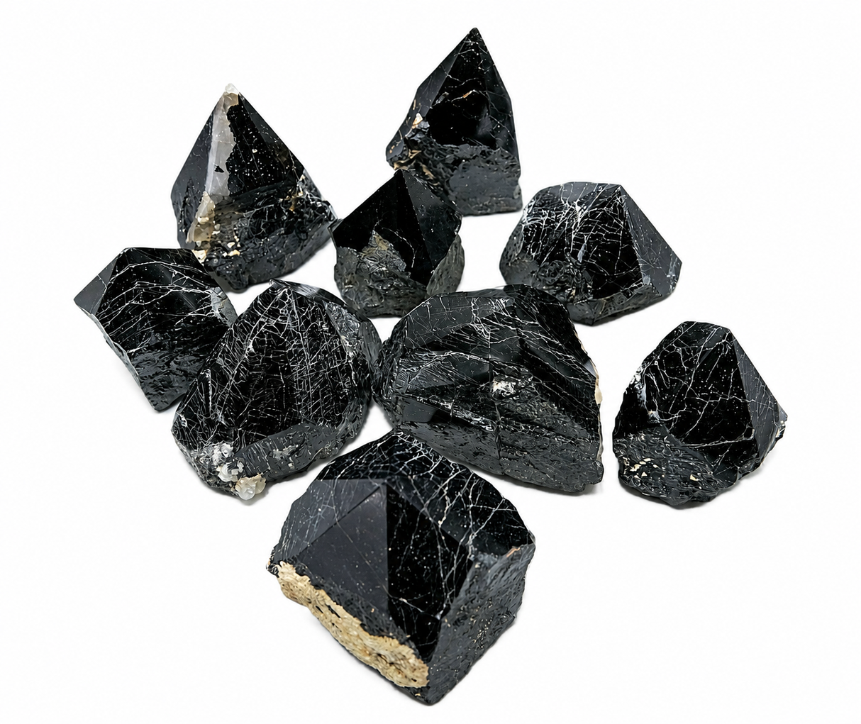 Black Tourmaline Polished Point – Grounding & Protection Crystal