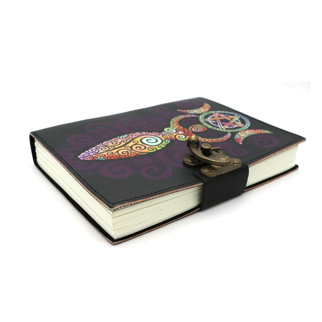 Celestial Goddess Leather Blank Pages Journal | Spell Book | Journaling | Diary