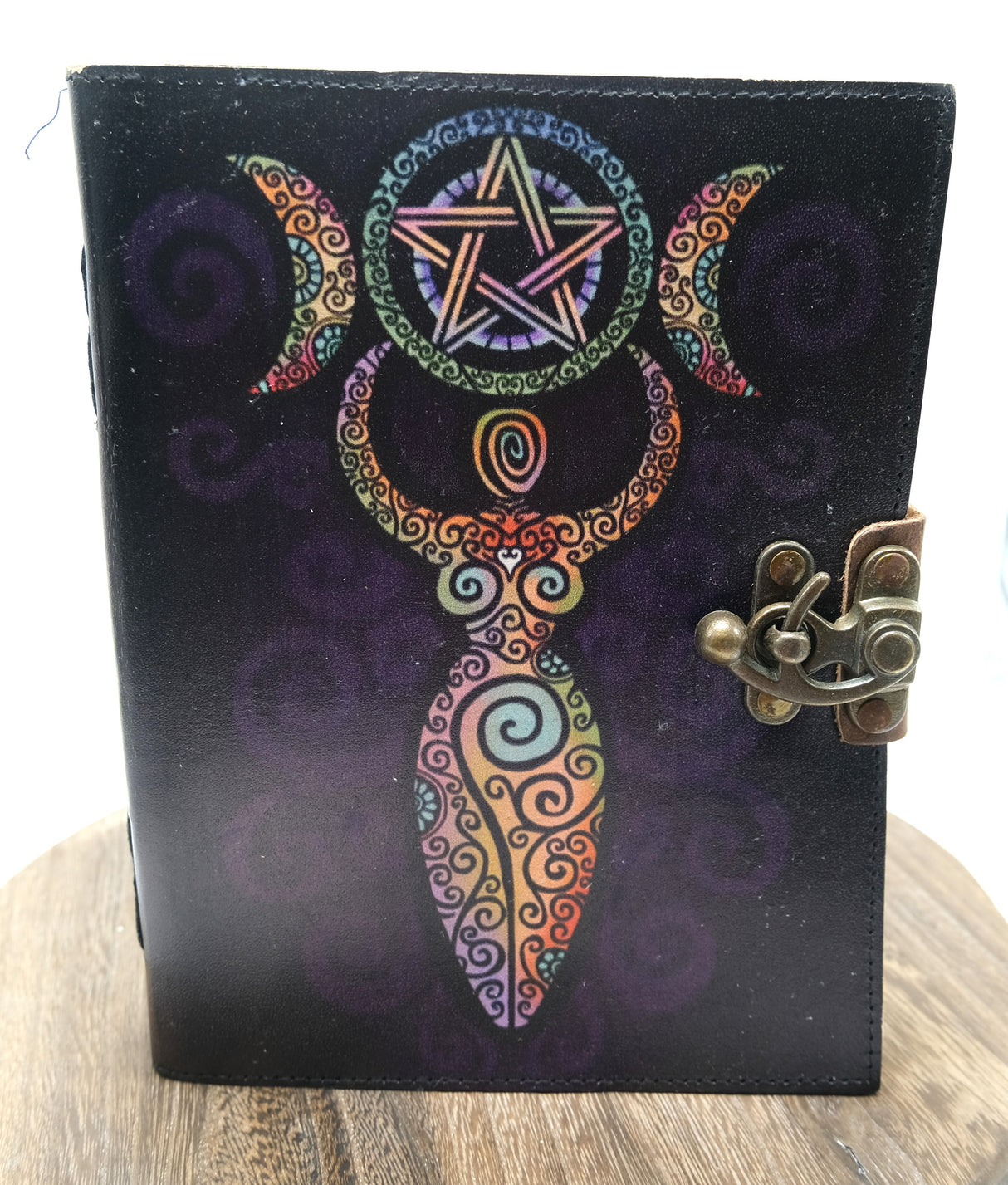 Celestial Goddess Leather Blank Pages Journal | Spell Book | Journaling | Diary