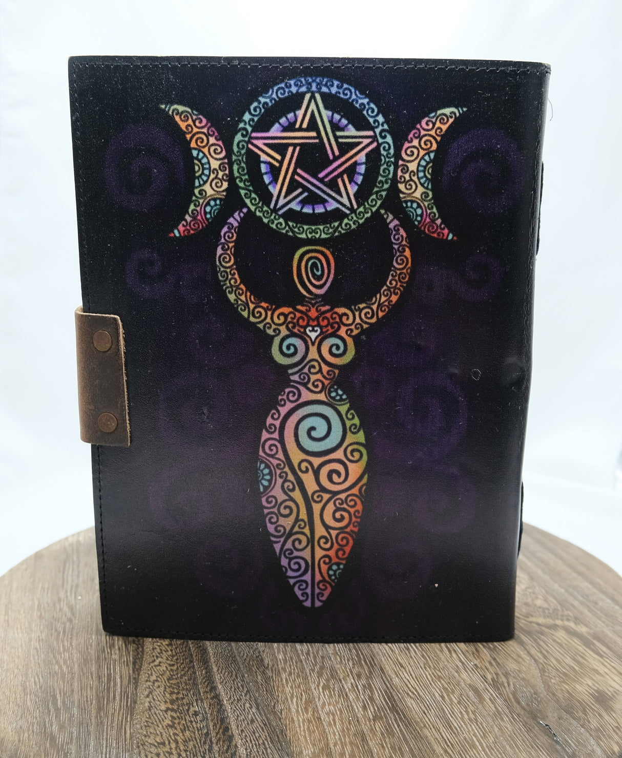 Celestial Goddess Leather Blank Pages Journal | Spell Book | Journaling | Diary