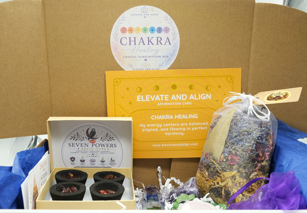 Curated Crystal & Spiritual Wellness Box | 12 Themes Available | Crystals, Herbs, Spiritual Tools & Self-Care Gifts