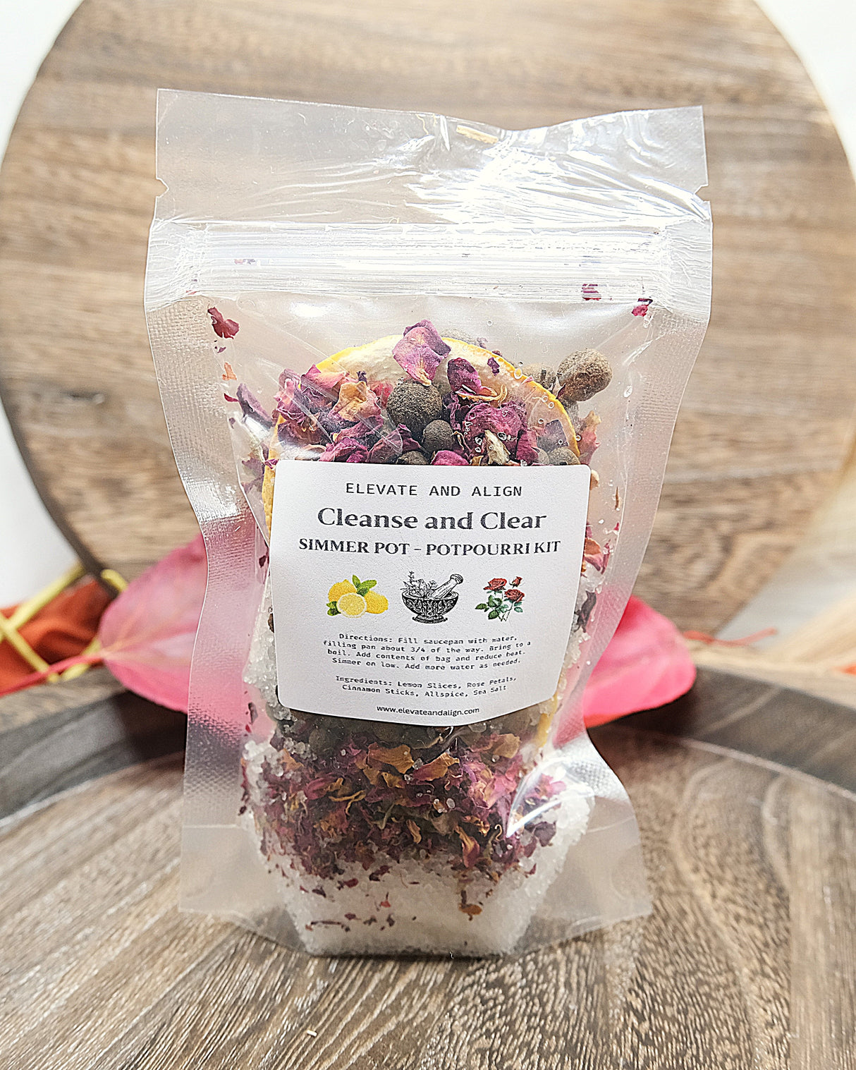 Spring Summer Winter Fall Intention Simmer Pots - Witchy Herbal Pot - Ritual Herb Pot - Natural Potpourri