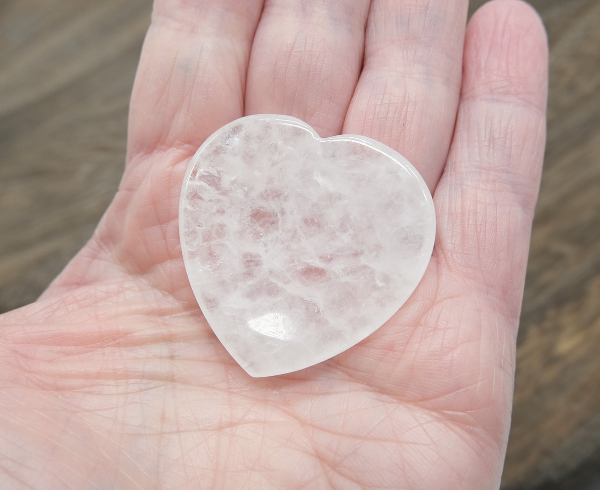 Various Heart Shaped Worry Stones