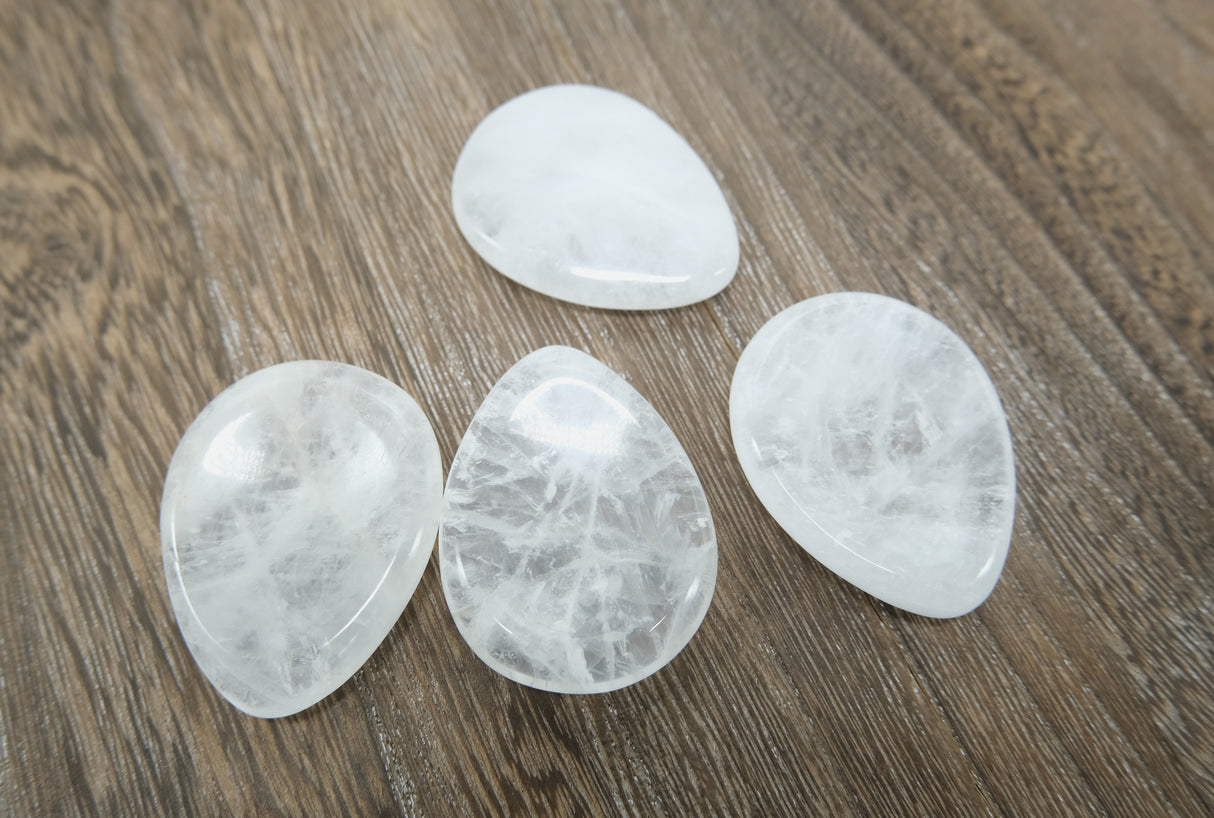 Various Teardrop Shaped Worry Stones