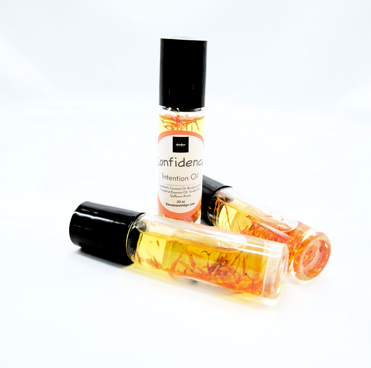 Confidence Intention Perfume Oil | 10 ML Roll On Bottle | Reiki Charged