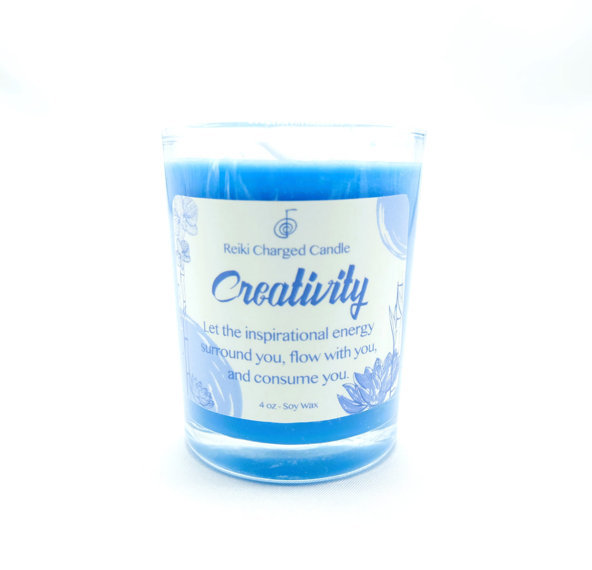 Creativity Reiki Charged Intention Candle | Vegan | Soy Candles
