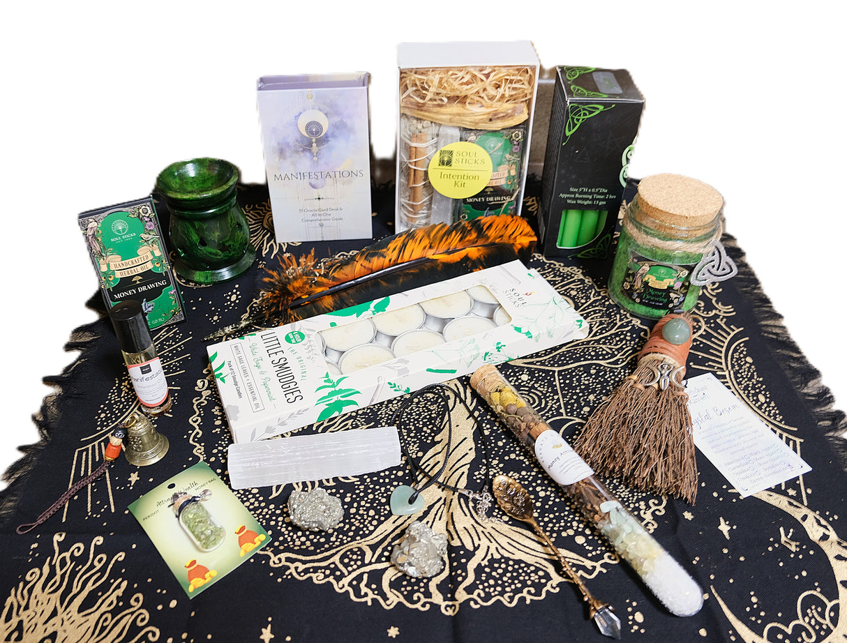 Witch Box Set | Personalized Witchcraft Kit with Crystals, Candles, and More