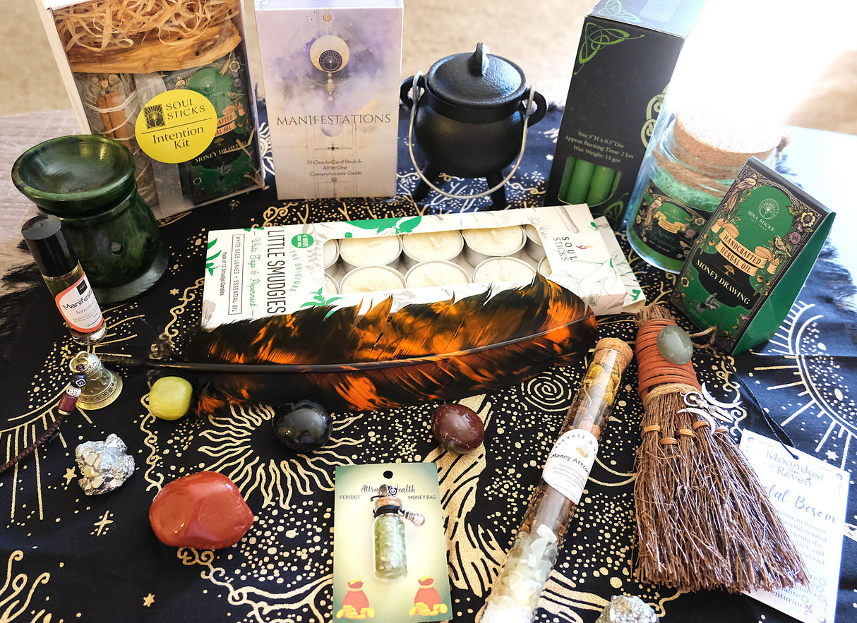 Witch Box Set | Personalized Witchcraft Kit with Crystals, Candles, and More