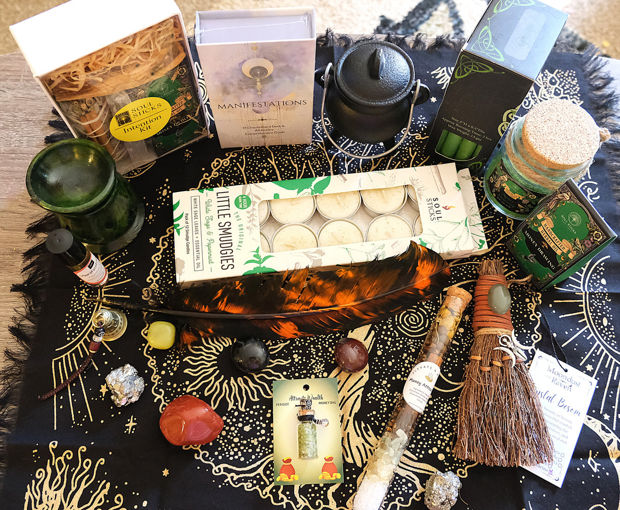 Witch Box Set | Personalized Witchcraft Kit with Crystals, Candles, and More