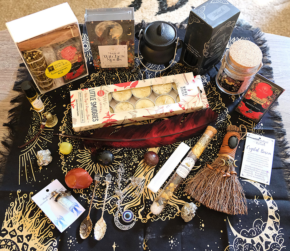 Witch Box Set | Personalized Witchcraft Kit with Crystals, Candles, and More